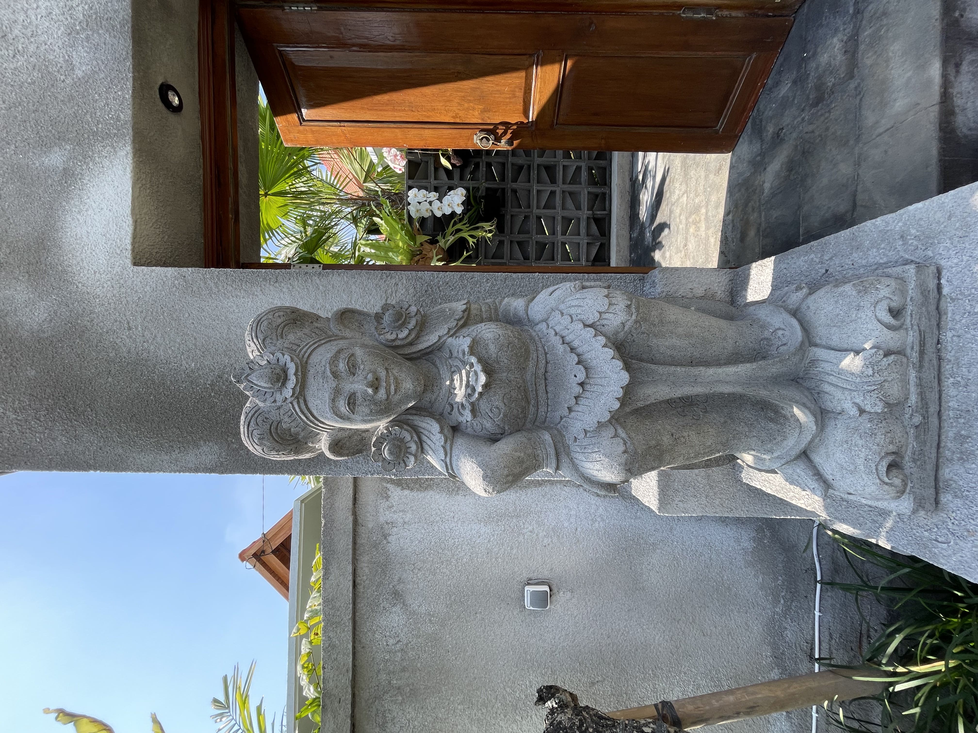 Villa entrance gate in Lodtunduh, Ubud