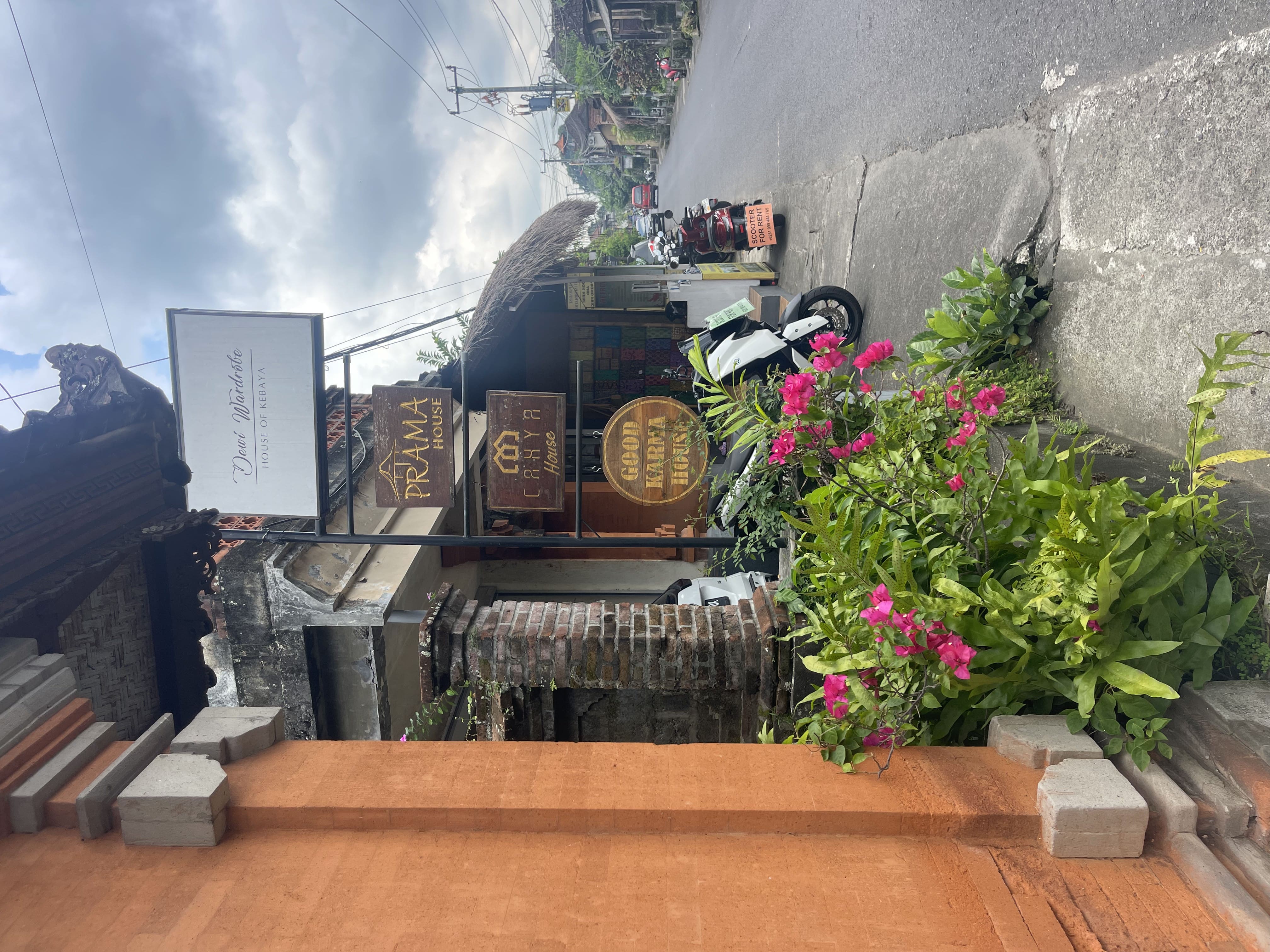 Jl. Penestanan Kelod outlook, Ubud