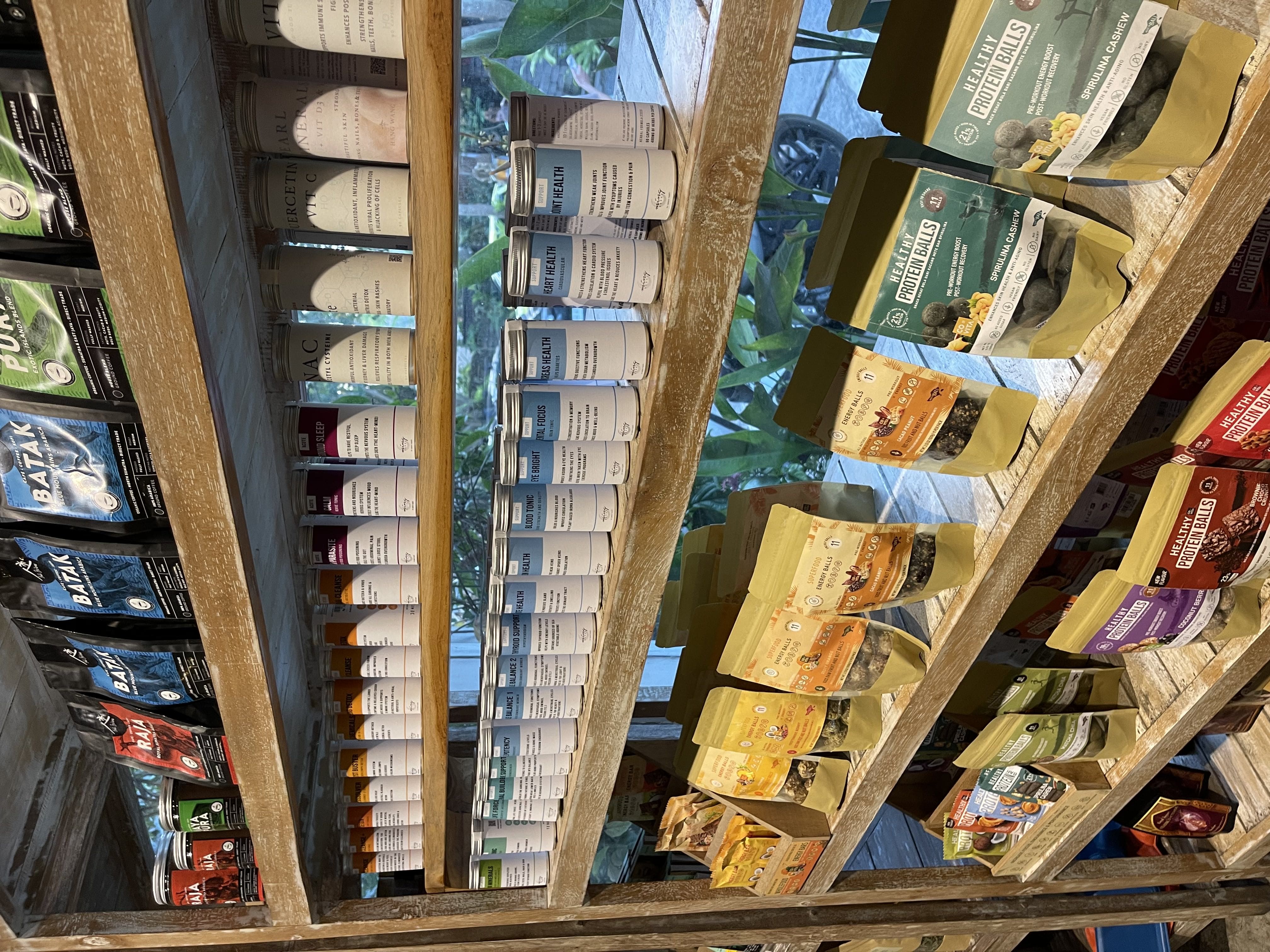 Shop inside Alchemy Cafe, Penestanan