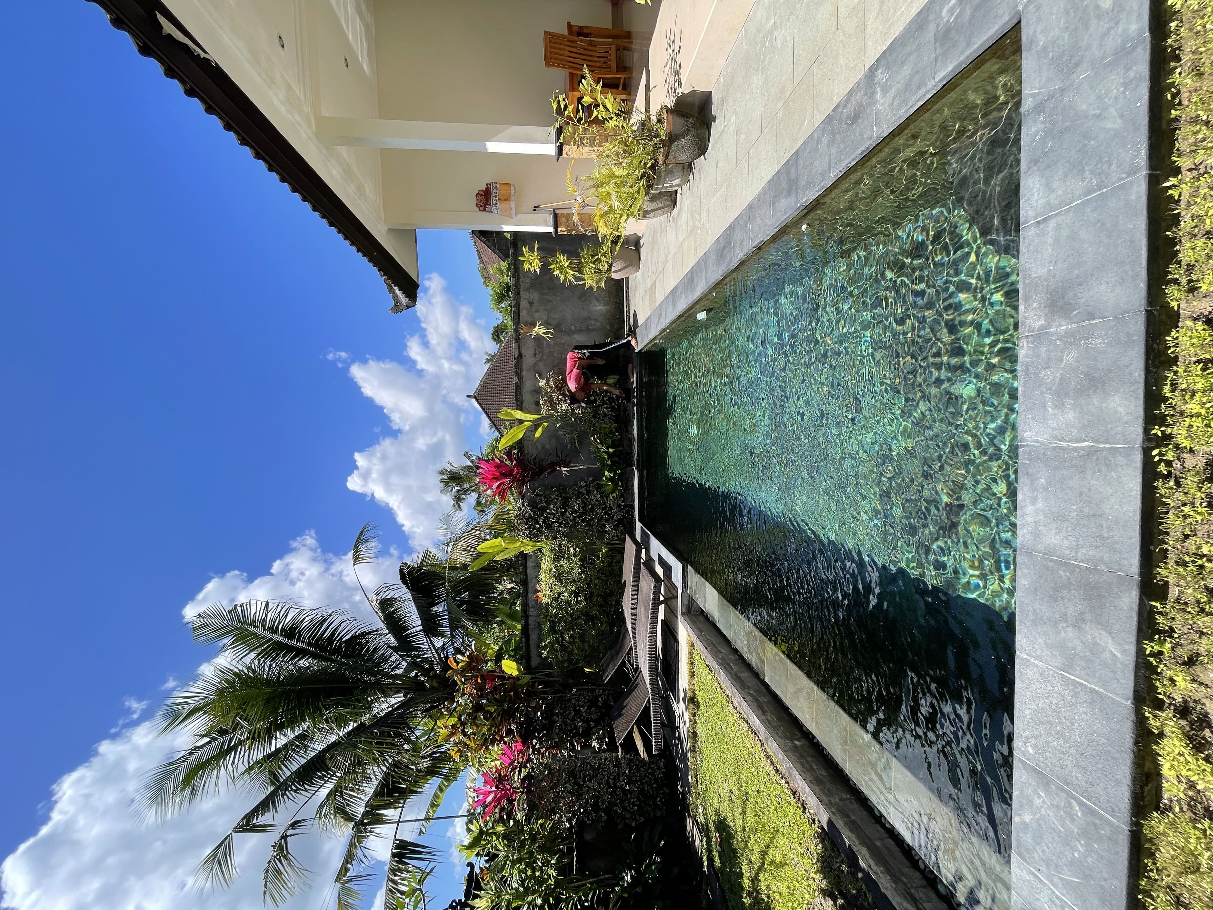 Typical pool villa in Penestanan, Ubud