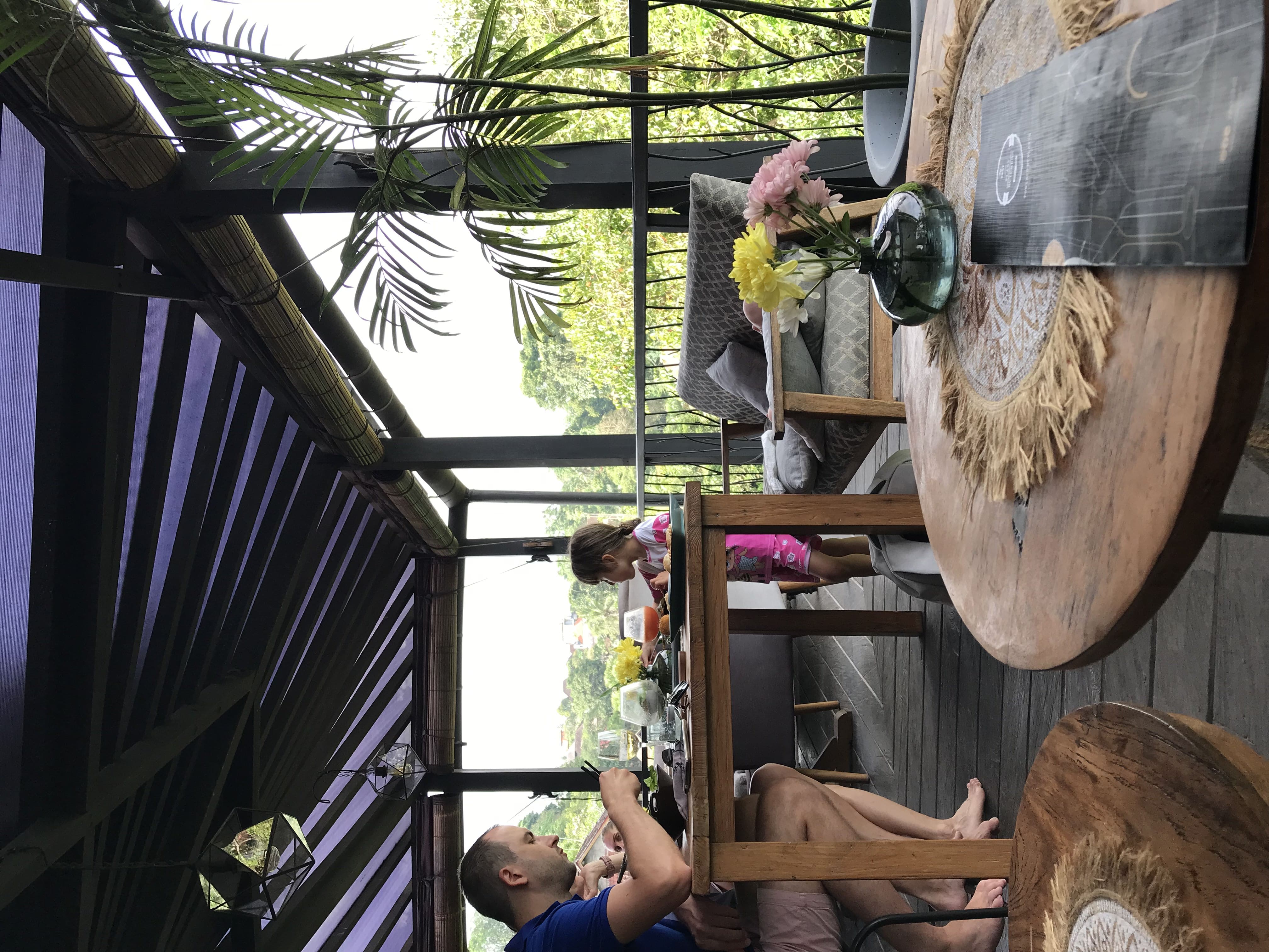 Hill view from Zest Cafe, Penestanan